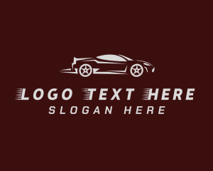 Fast Racing Car Logo