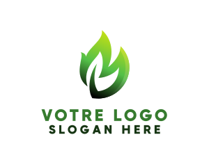 Save The Earth - Eco Herbal Leaf logo design