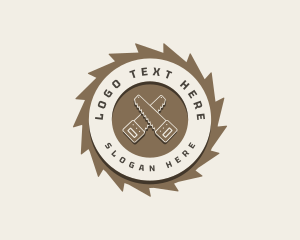 Emblem - Hand Saw Woodwork logo design