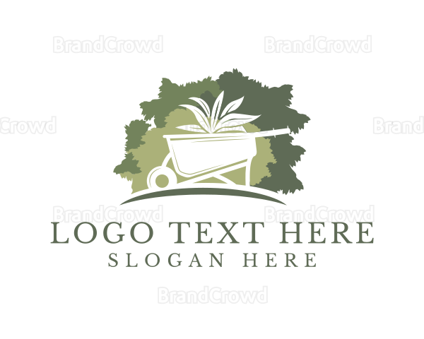 Wheelbarrow Bush Landscaping Logo