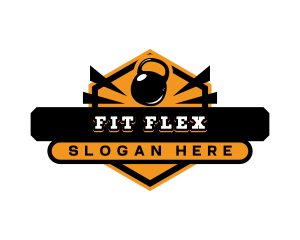 Kettlebell Fitness Gym logo design