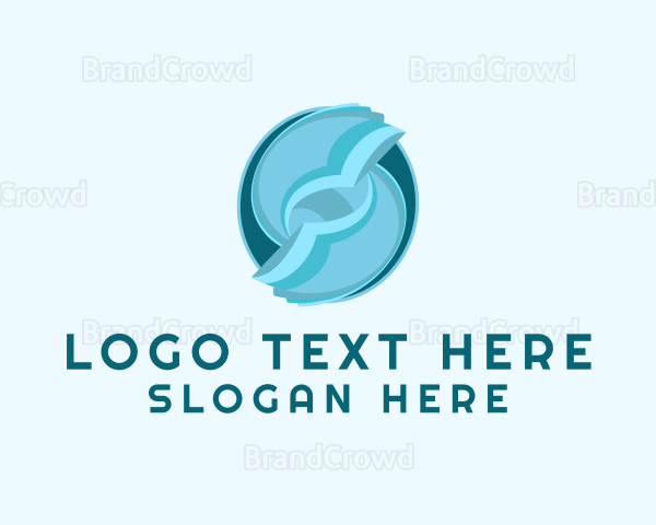 Professional Modern Tech Letter S Logo