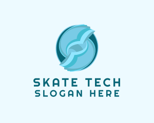 Professional Modern Tech Letter S logo design