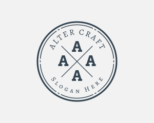 Hipster Fashion Clothing Apparel logo design