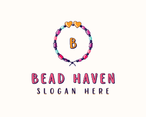 Bracelet Beads Accessory logo design