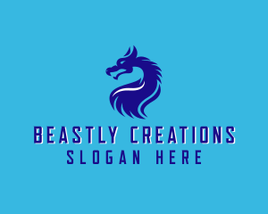 Creature - Gaming Dragon Creature logo design