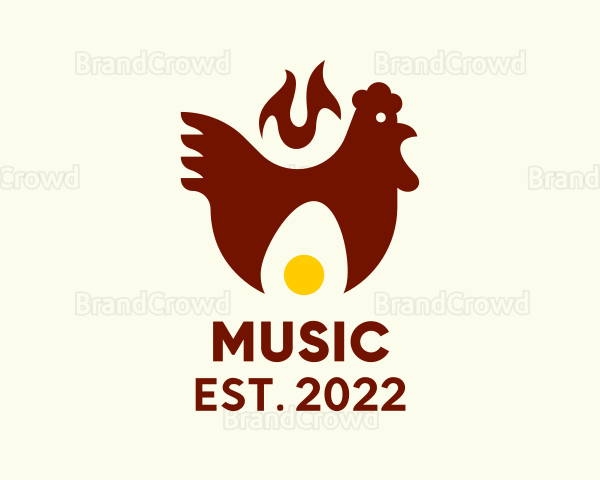 Spicy Chicken Egg Logo