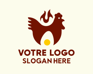 Spicy Chicken Egg  Logo