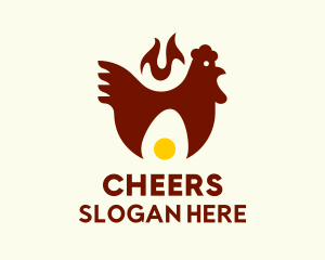 Spicy Chicken Egg  Logo