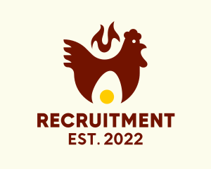 Farmer - Spicy Chicken Egg logo design
