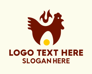 Spicy Chicken Egg  Logo