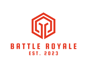 Fortnite - Polygon Spartan Gaming logo design