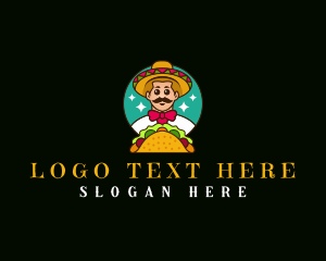 Hat - Mexican Gourmet Tacos logo design