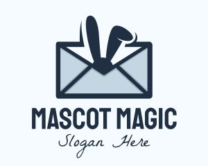 Bunny Mail Envelope logo design