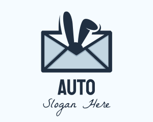 Magic - Bunny Mail Envelope logo design