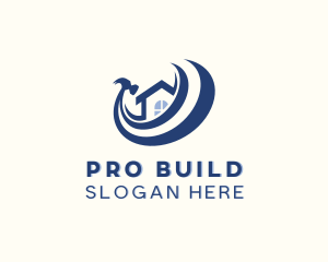 Contractor - Handyman House Contractor logo design