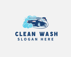 Car Cleaning Pressure Wash logo design