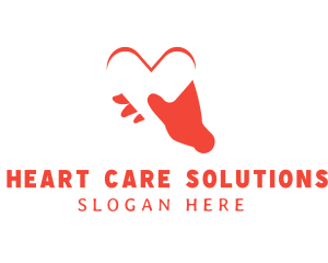 Love Hand Support Group logo design