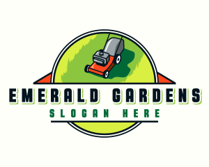 Lawn Mower Yard Maintenance logo design