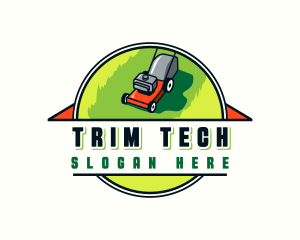 Trim - Lawn Mower Yard Maintenance logo design