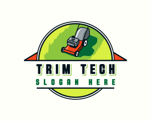 Lawn Mower Yard Maintenance logo design