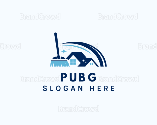 Blue Broom Housekeeping Logo
