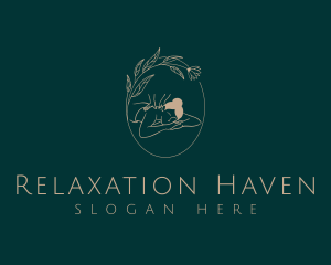 Massage - Floral Massage Therapy logo design