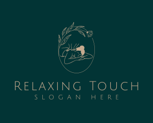 Massage - Floral Massage Therapy logo design