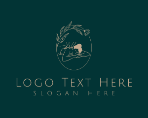 Therapy - Floral Massage Therapy logo design