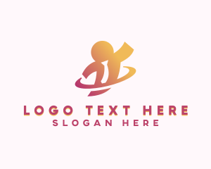 Human - Professional Work Organization logo design