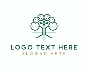 Planting - Tree Park Nature logo design