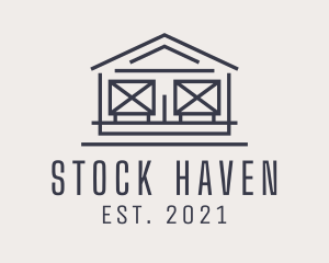 Stockroom - Storage Barn Warehouse logo design