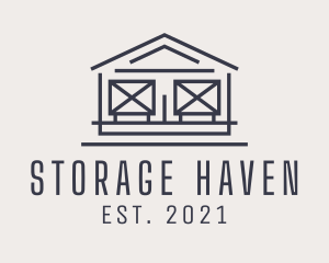 Warehouse - Storage Barn Warehouse logo design