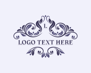 Feminine - Elegant Wedding Event logo design