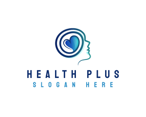 Mental Healthcare Heart logo design