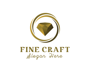 Premium Diamond Boutique logo design