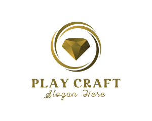 Premium Diamond Boutique logo design