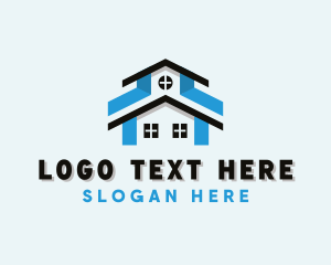 Maintenance - House Roof Repair logo design