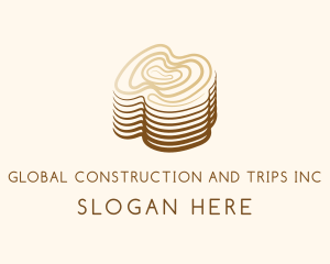 Tradesperson - Log Wood Ring logo design