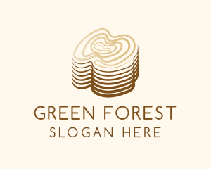 Log Wood Ring logo design