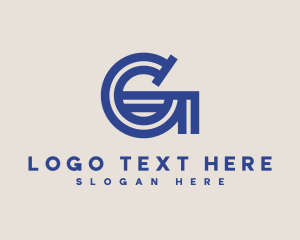Corporate - Stripe Media Consultancy Letter G logo design