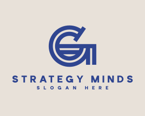 Consultancy - Stripe Media Consultancy Letter G logo design