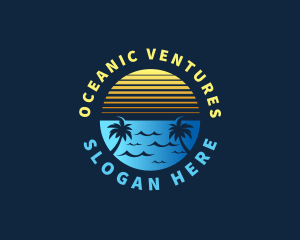 Beach Sun Getaway logo design