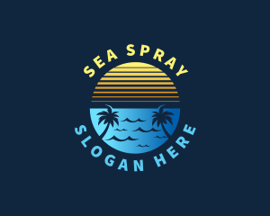 Beach Sun Getaway logo design