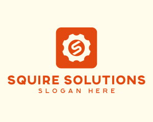 Gear Software Letter S logo design