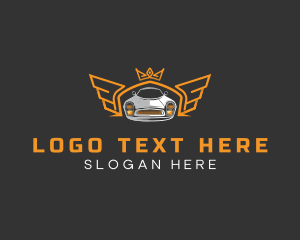 Luxury - Vehicle Wing Transport logo design