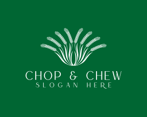 Green - Green Eco Wheat logo design
