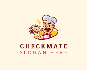 Chef Taco Snack Cook logo design