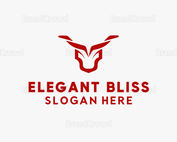 Bull Cow Meat Logo