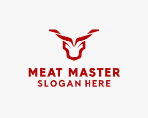 Bull Cow Meat logo design